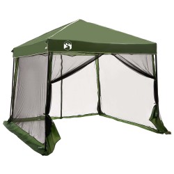 Ensemble de Tentes de Camping 2 pcs Vert Taffetas et Tissu 518687518687