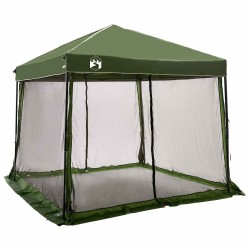 Ensemble de Tentes de Camping 2 pcs Vert Taffetas et Tissu 518687518687