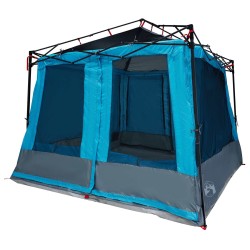 Ensemble de Tentes de Camping 2 pcs Bleu Taffetas et Tissu 518688518688
