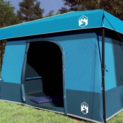 Ensemble de Tentes de Camping 2 pcs Bleu Taffetas et Tissu 518689518689