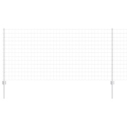 Clôture avec poteau Argenté 1 x 25 m Acier 518691518691