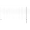 Clôture avec poteau Argenté 1 x 25 m Acier 518691518691