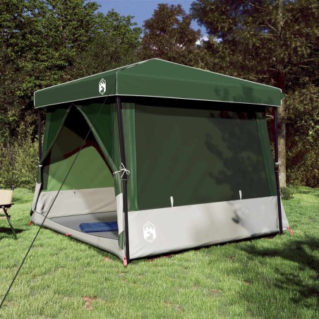 Ensemble de Tentes de Camping 2 pcs Vert Taffetas et Tissu 518695518695