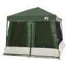 Ensemble de Tentes de Camping 2 pcs Vert Taffetas et Tissu 518695518695