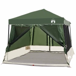 Ensemble de Tentes de Camping 2 pcs Vert Taffetas et Tissu 518695518695