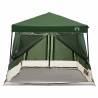 Ensemble de Tentes de Camping 2 pcs Vert Taffetas et Tissu 518695518695