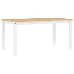 Ensemble à manger PANAMA 3 pcs blanc bois de pin massif 518706518706