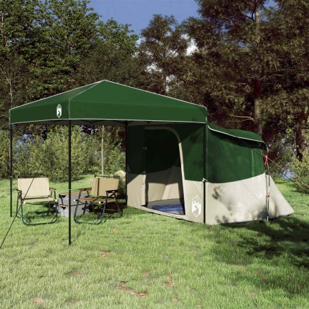 Ensemble de Tentes de Camping 2 pcs Vert Taffetas et Tissu 518708518708