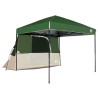 Ensemble de Tentes de Camping 2 pcs Vert Taffetas et Tissu 518708518708