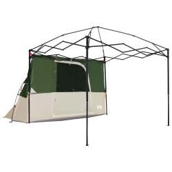 Ensemble de Tentes de Camping 2 pcs Vert Taffetas et Tissu 518708518708