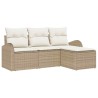 Ensemble de canapé de jardin Beige polyrotin 518732518732