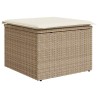 Ensemble de canapé de jardin 6 pcs Beige Poly rotin 518743518743