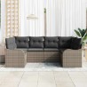 Ensemble de canapé de jardin Gris polyrotin 518745518745