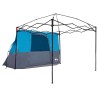 Ensemble de Tentes de Camping 2 pcs Bleu Taffetas et Tissu 518763518763