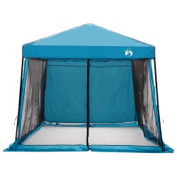 Ensemble de Tentes de Camping 2 pcs Bleu Taffetas et Tissu 518764518764
