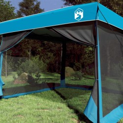 Ensemble de Tentes de Camping 2 pcs Bleu Taffetas et Tissu 518764518764