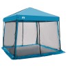 Ensemble de Tentes de Camping 2 pcs Bleu Taffetas et Tissu 518764518764