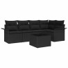 Ensemble de canapé de jardin avec coussin 6 pcs polyrotin 518791518791