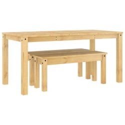 Ensemble à manger PANAMA 3 pcs bois de pin massif 518819518819