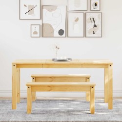 Ensemble à manger PANAMA 3 pcs bois de pin massif 518819518819