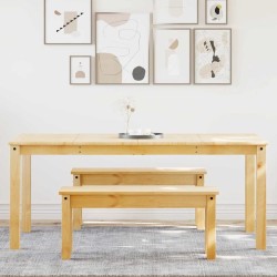 Ensemble à manger PANAMA 3 pcs bois de pin massif 518834518834