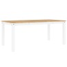 Ensemble à manger PANAMA 5 pcs blanc bois de pin massif 518837518837