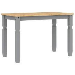 Ensemble à manger PANAMA 3 pcs gris bois de pin massif 518838518838