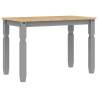 Ensemble à manger PANAMA 3 pcs gris bois de pin massif 518838518838