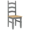 Ensemble à manger PANAMA 3 pcs gris bois de pin massif 518838518838