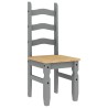 Ensemble à manger PANAMA 5 pcs gris bois de pin massif 518839518839