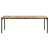 Table de salle à manger 220x100x76 cm Bois de manguier brut 518873518873