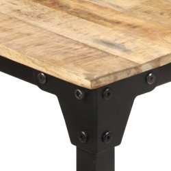 Table de salle à manger 220x100x76 cm Bois de manguier brut 518873518873