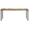 Table à manger 180x90x76 cm Bois de manguier brut 518882518882