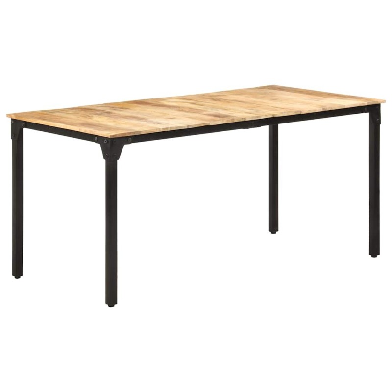 Table de salle à manger 160x80x76 cm Bois de manguier brut 518883518883