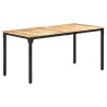 Table de salle à manger 160x80x76 cm Bois de manguier brut 518883518883