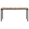 Table de salle à manger 160x80x76 cm Bois de manguier brut 518883518883