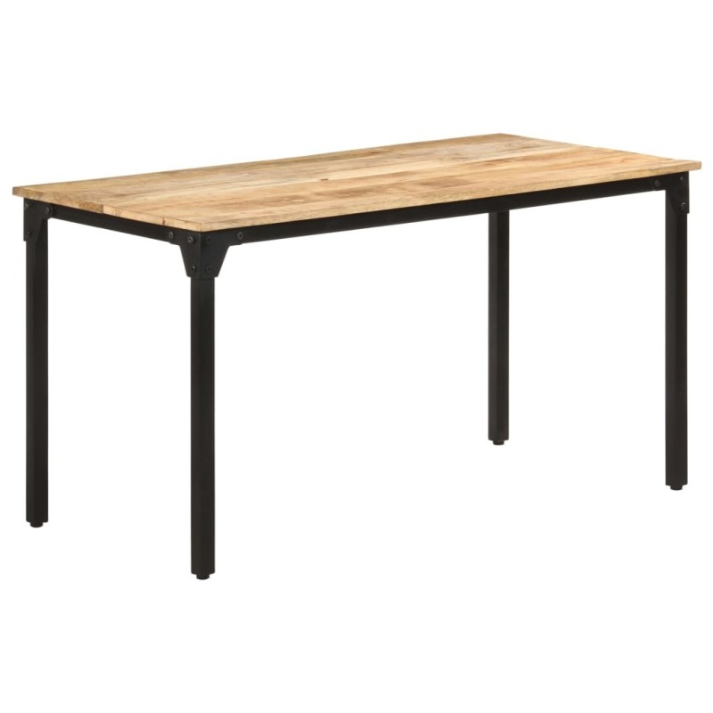Table de salle à manger 140x70x76 cm Bois de manguier brut 518894518894