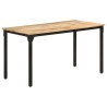 Table de salle à manger 140x70x76 cm Bois de manguier brut 518894518894