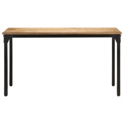 Table de salle à manger 140x70x76 cm Bois de manguier brut 518894518894
