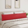 Coussins de canapé 2 pcs Rouge 200 x 40 cm tissu 519072519072
