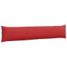 Coussins de canapé 2 pcs Rouge 200 x 40 cm tissu 519072519072