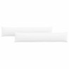 Coussins de canapé 2 pcs Blanc 200 x 40 cm tissu 519073519073