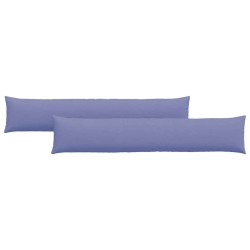 Coussins de canapé 2 pcs Bleu denim 200 x 40 cm tissu 519075519075