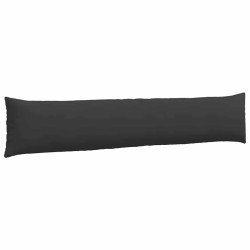 Coussins de canapé 2 pcs Noir 200 x 40 cm tissu 519076519076