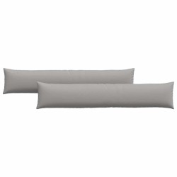 Coussins de canapé 2 pcs Gris nuage 200 x 40 cm tissu 519079519079