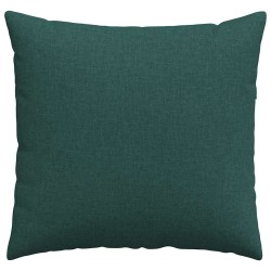 Coussins de canapé 2 pcs Vert foncé 45 x 45 cm tissu 519083519083