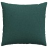 Coussins de canapé 2 pcs Vert foncé 45 x 45 cm tissu 519083519083