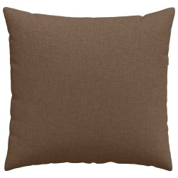 Coussins de canapé 2 pcs Marron 45 x 45 cm tissu 519084519084