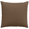 Coussins de canapé 2 pcs Marron 45 x 45 cm tissu 519084519084