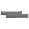 Coussins de canapé 2 pcs Gris clair 200 x 40 cm 519085519085